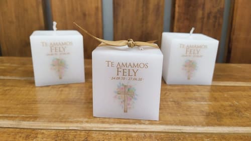 45 Velas Personalizadas Recuerdos Selah